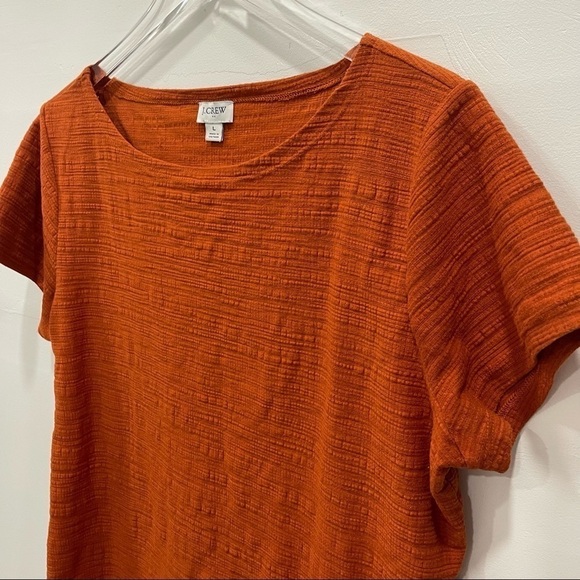 J. Crew Textured Boxy Fit Short Sleeve Shirt Large - Picture 8 of 8